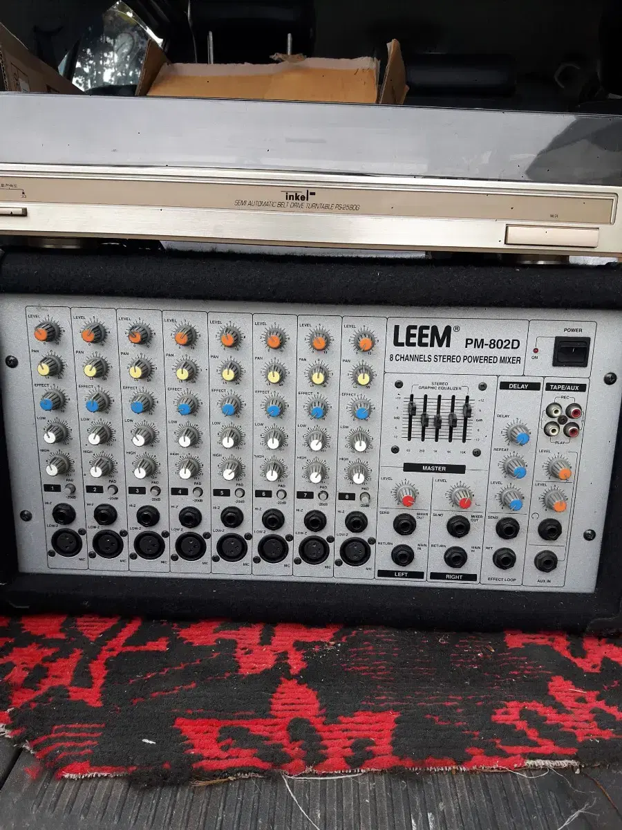 앰프 파워드 믹서 (LEEM PM-802D)